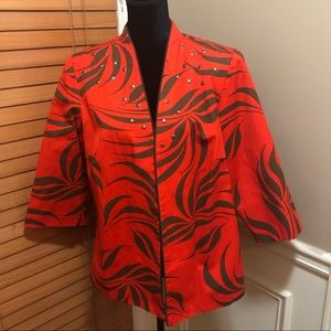 Ivy Chic New York Ladies Blazer 100% cotton.